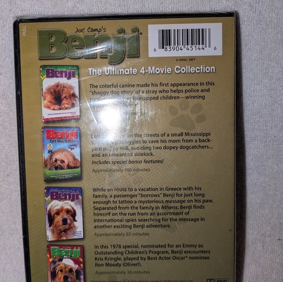 Benji The Ultimate 4-Movie Collection NWT - Picture 3 of 5